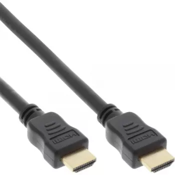 InLine ātrdarbīgs HDMI kabelis ar Ethernet, Premium 4K2K vīr. / vīr., melns, 1,5 m