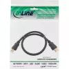 InLine ātrdarbīgs HDMI kabelis ar Ethernet, Premium 4K2K vīr. / vīr., melns, 1,5 m
