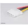 Akasa SATA uz 4‑kontaktu Molex adapteris AK‑CBPW03‑KT02 15 cm kabelis, komplektā 2 gab.