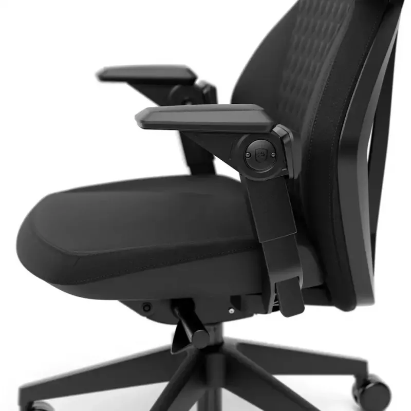 PC spēļu krēsls noblechairs DAWN — polsterēts sēdeklis, maks. svars 110 kg, sēdekļa platums 53 cm, melns