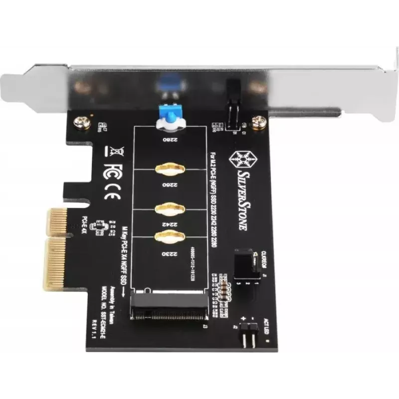 PCIe adapteris SILVERSTONE SST-ECM21-E — PCIe 4.0 atbalsts