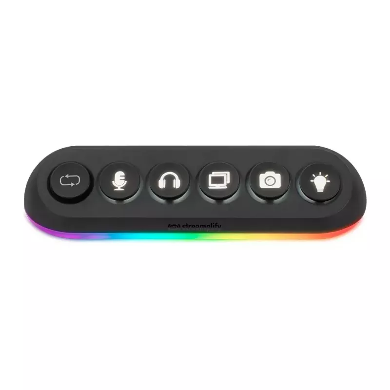 Streamplify HUB DECK 5 melns USB 2.0 USB 3.0 24W 1.8m