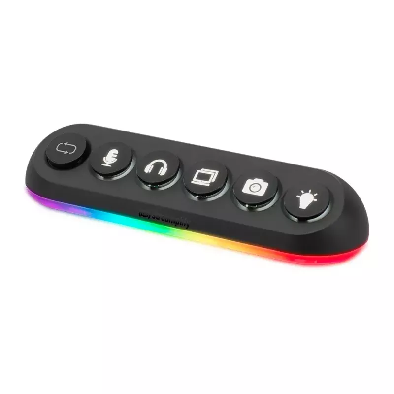 Streamplify HUB DECK 5 melns USB 2.0 USB 3.0 24W 1.8m