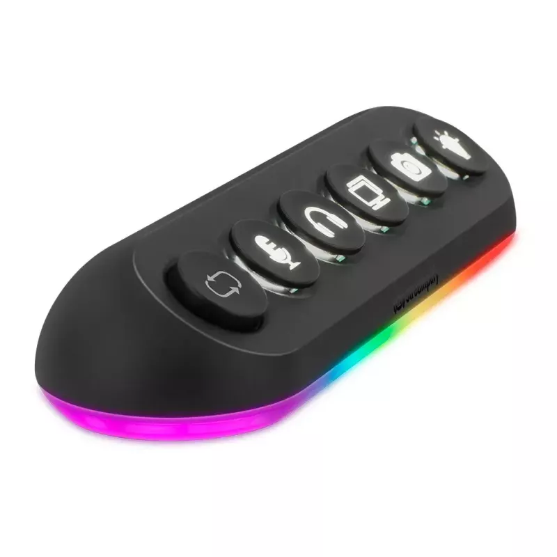 Streamplify HUB DECK 5 melns USB 2.0 USB 3.0 24W 1.8m