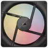 Ventilators Corsair iCUE LINK LX140-R RGB 14 cm Melns 2000 RPM 3.55 mmH2O