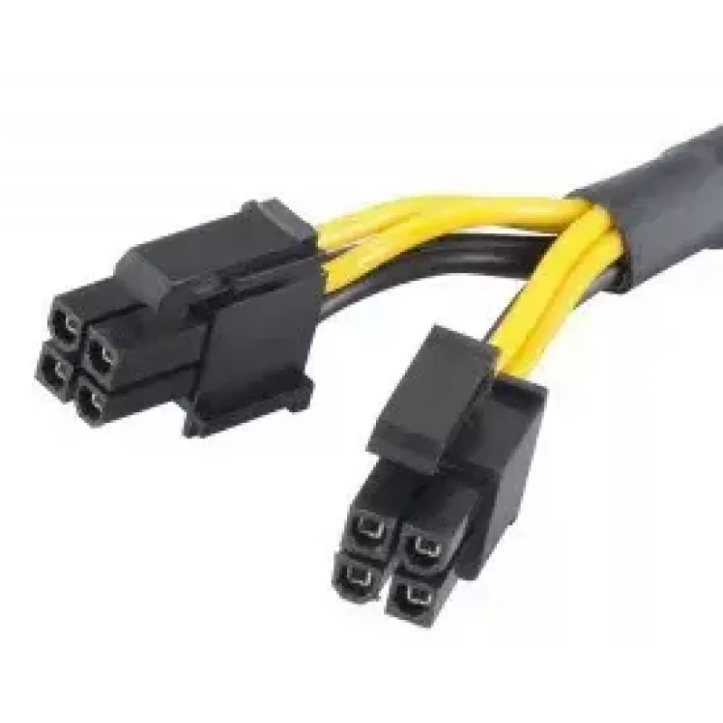 Iekšējais strāvas kabelis Akasa AK-CBPW10-15BK 0.15m PCI-E 8-pin ATX 4-pin