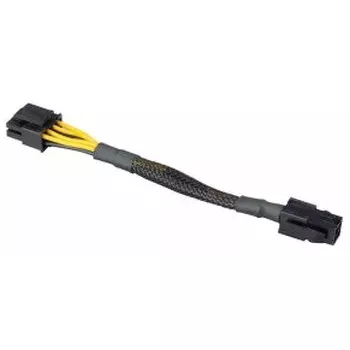 Iekšējais strāvas kabelis Akasa AK-CBPW10-15BK 0.15m PCI-E 8-pin ATX 4-pin