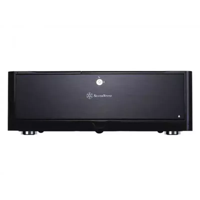 PC korpuss Silverstone GD06B Desktop Melns
