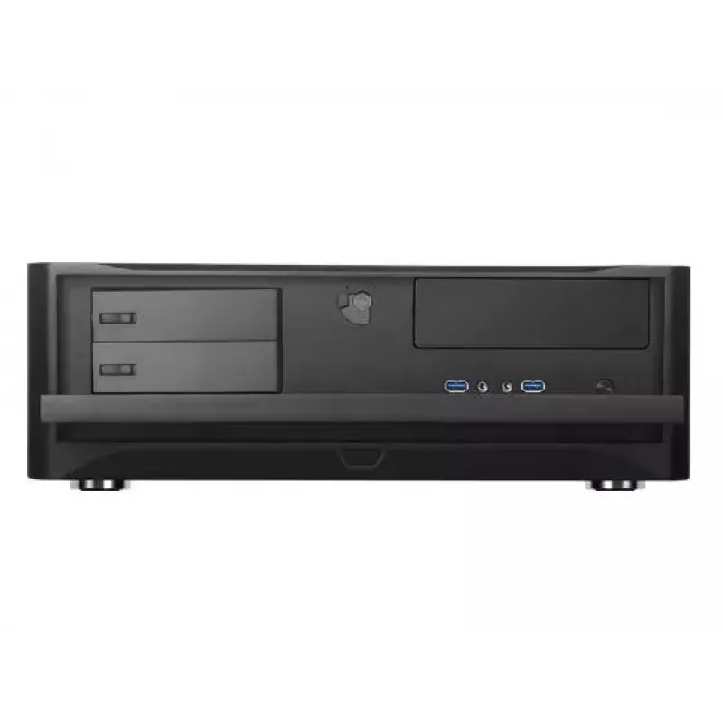 PC korpuss Silverstone GD06B Desktop Melns
