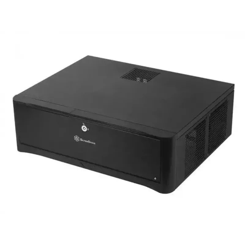 PC korpuss Silverstone GD06B Desktop Melns