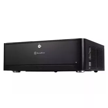 PC korpuss Silverstone GD06B Desktop Melns