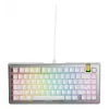 Mehāniskā spēļu tastatūra GLORIOUS GMMK 3 PRO HE 75% salikta vadu USB QWERTY sudraba