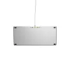 Mehāniskā spēļu tastatūra GLORIOUS GMMK 3 PRO HE 75% salikta vadu USB QWERTY sudraba