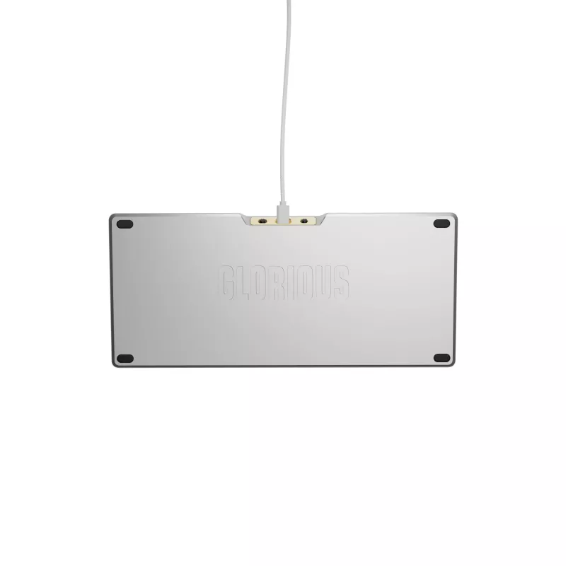 Mehāniskā spēļu tastatūra GLORIOUS GMMK 3 PRO HE 75% salikta vadu USB QWERTY sudraba