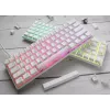 Ducky One 3 Mini Pure balta tastatūra Spēļu USB Vācu Mehāniska 61 taustiņš