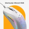 Glorious Gaming Glorious Model O 2 Mini - Matēti balta, Labās rokas, Optiskā, USB Type-A, 26000 DPI, Balta