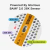 Glorious Gaming Glorious Model O 2 Mini - Matēti balta, Labās rokas, Optiskā, USB Type-A, 26000 DPI, Balta