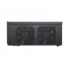 PC case SILVERSTONE Grandia GD05 HTPC Melns — Mini‑ITX/DTX/Micro‑ATX, 2×3.5 collu + 2×2.5 collu, 1×5.25 collu, 3×120 mm sānu ventilatori, USB 3.0