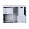 PC case SILVERSTONE Grandia GD05 HTPC Melns — Mini‑ITX/DTX/Micro‑ATX, 2×3.5 collu + 2×2.5 collu, 1×5.25 collu, 3×120 mm sānu ventilatori, USB 3.0
