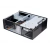 PC case SILVERSTONE Grandia GD05 HTPC Melns — Mini‑ITX/DTX/Micro‑ATX, 2×3.5 collu + 2×2.5 collu, 1×5.25 collu, 3×120 mm sānu ventilatori, USB 3.0