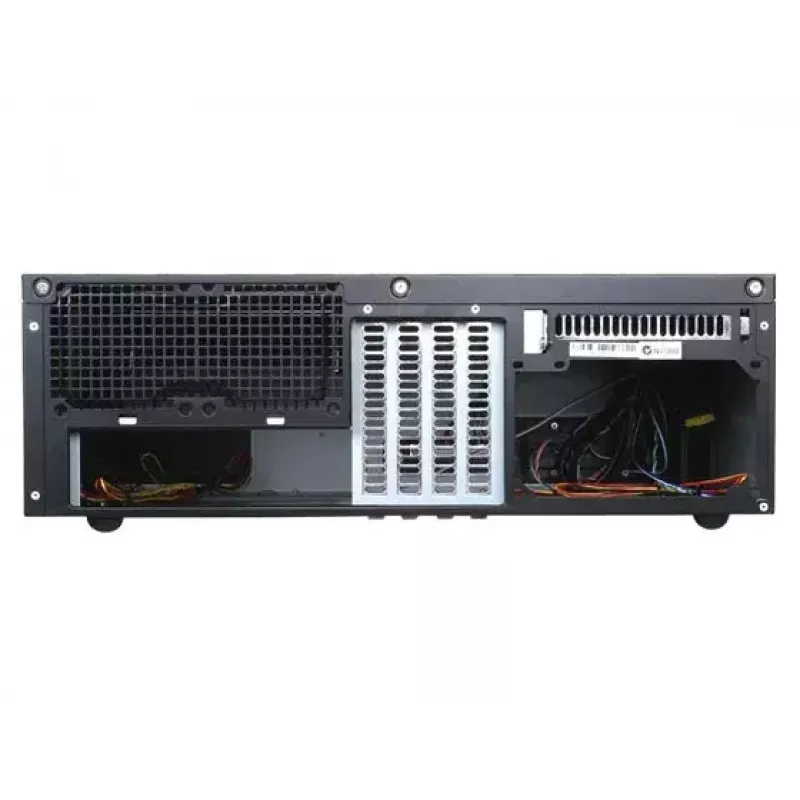 PC case SILVERSTONE Grandia GD05 HTPC Melns — Mini‑ITX/DTX/Micro‑ATX, 2×3.5 collu + 2×2.5 collu, 1×5.25 collu, 3×120 mm sānu ventilatori, USB 3.0
