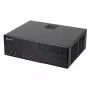 PC case SILVERSTONE Grandia GD05 HTPC Melns — Mini‑ITX/DTX/Micro‑ATX, 2×3.5 collu + 2×2.5 collu, 1×5.25 collu, 3×120 mm sānu ventilatori, USB 3.0