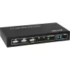 InLine 2x1 HDMI KVM slēdzis, 2x1, HDMI 4K2K, USB 2.0 centrmezgls, ar audio