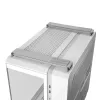 ASUS TUF GAMING GT502 Horizon TG ARGB balta — Midi tornis, ATX, rūdītais stikls, 4×3,5 collu nodalījumi, maks. GPU 400 mm