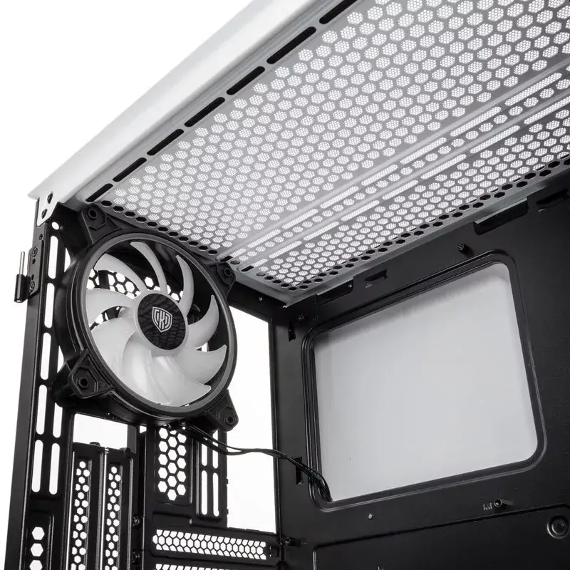 PC Case Kolink Citadel Mesh RGB Micro Tower balta