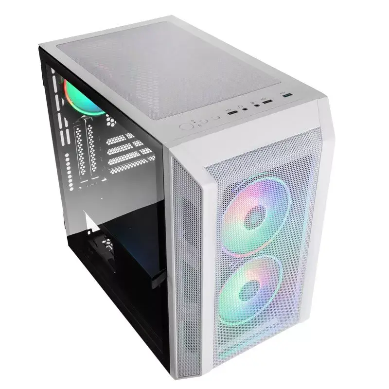 PC Case Kolink Citadel Mesh RGB Micro Tower balta