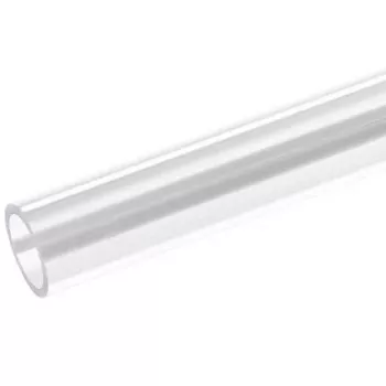 Caurule datora dzesēšanas sistēmai BitsPower BP-NCPLT14-L1000 — PETG, 1,4 cm diametrs, 100 cm garums, caurspīdīga
