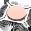 Hibrīda dzesētājs Akasa Intel LGA1700 Alumīnijs Melns 3.76 mmH2O Lodīšu gultnis