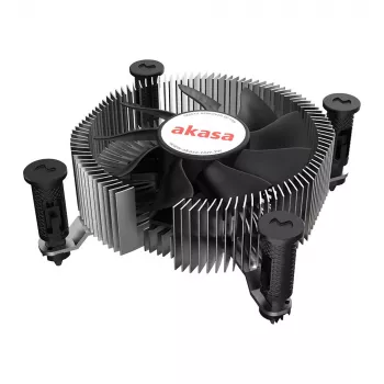 Hibrīda dzesētājs Akasa Intel LGA1700 Alumīnijs Melns 3.76 mmH2O Lodīšu gultnis