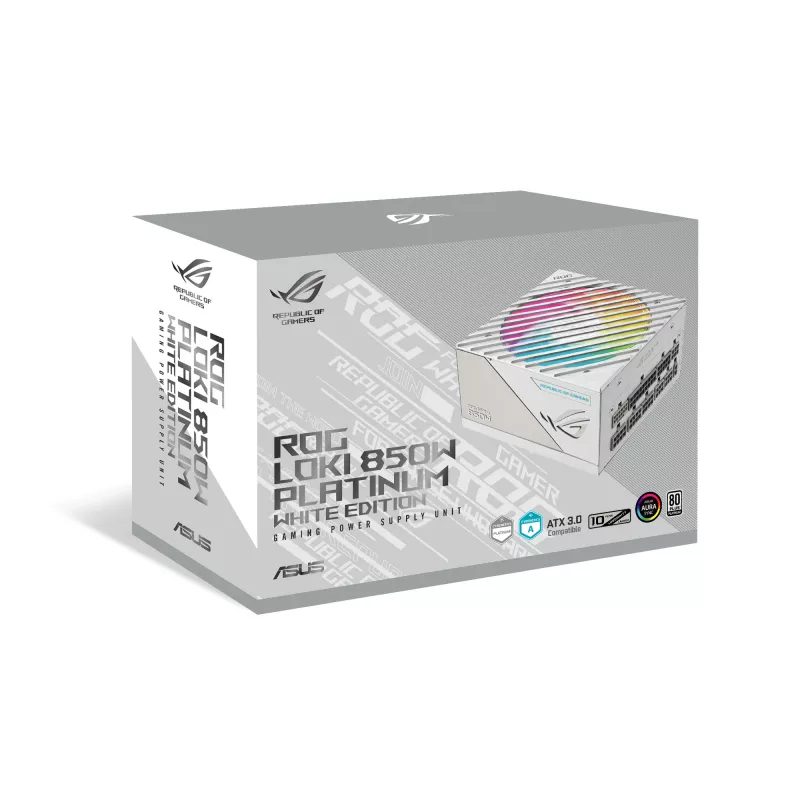 ASUS ROG Loki SFX-L 850W Platinum balta barošanas bloks 24-pin ATX