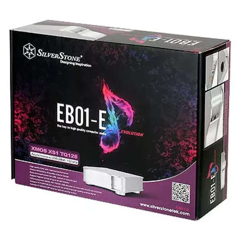 Audio saskarne Silverstone EB01-E Silver