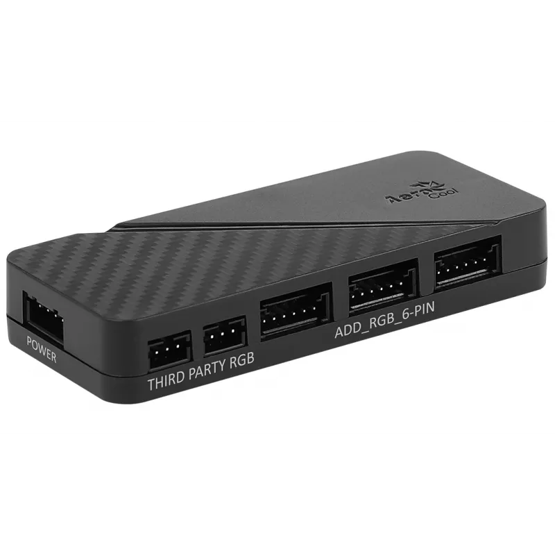 Aerocool Saturn 12F Pro ARGB korpusa ventilatori, 3 gab. komplekts ar kontrolieri, 120 mm
