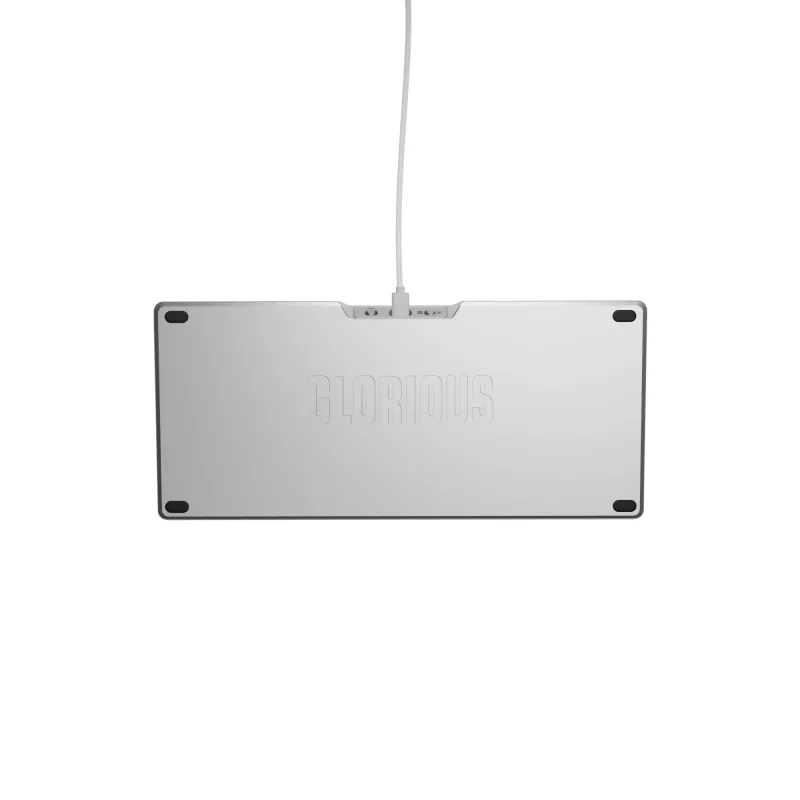 Mehāniskā spēļu tastatūra GLORIOUS GMMK 3 PRO 75% vadu USB QWERTY RGB sudraba (ASV)