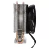 AEROCOOL VERKHO2 CPU dzesētājs ar 90 mm ventilatoru, hidraulisko gultni, 800–2000 RPM, 110 W TDP, vairāku ligzdu atbalsts (atvērts iepakojums)