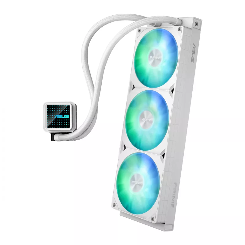 ASUS Prime LC 360 ARGB balta Edition Procesors All-in-one šķidruma dzesētājs 12 cm 1 gab.