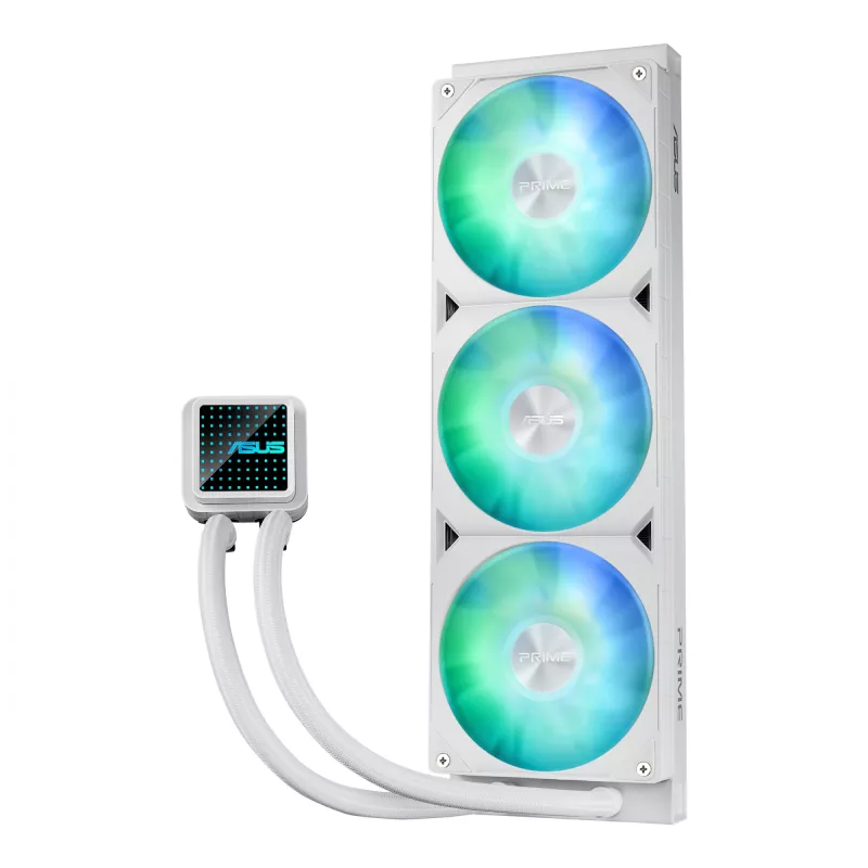 ASUS Prime LC 360 ARGB balta Edition Procesors All-in-one šķidruma dzesētājs 12 cm 1 gab.