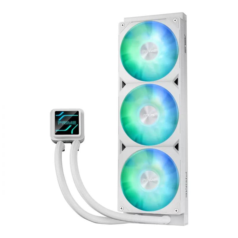 ASUS Prime LC 360 ARGB balta Edition Procesors All-in-one šķidruma dzesētājs 12 cm 1 gab.