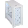 CORSAIR Midi Tower Case - Icue 4000d RGB balta