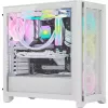 CORSAIR Midi Tower Case - Icue 4000d RGB balta