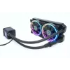Šķidruma dzesētājs Alphacool Eisbaer Aurora 240 CPU procesoram melns