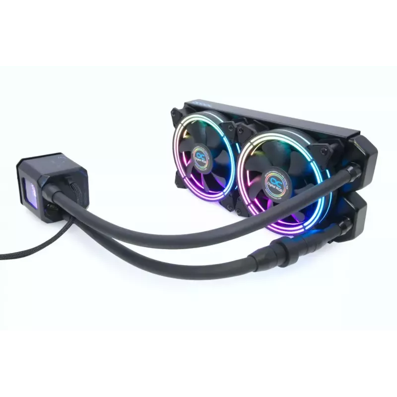 Šķidruma dzesētājs Alphacool Eisbaer Aurora 240 CPU procesoram melns