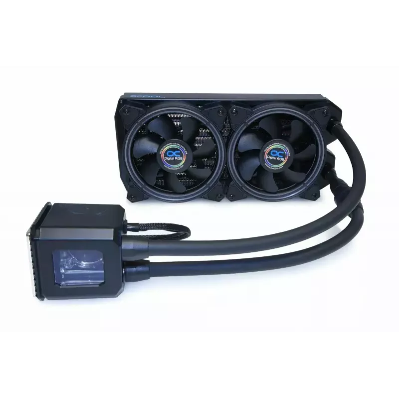 Šķidruma dzesētājs Alphacool Eisbaer Aurora 240 CPU procesoram melns