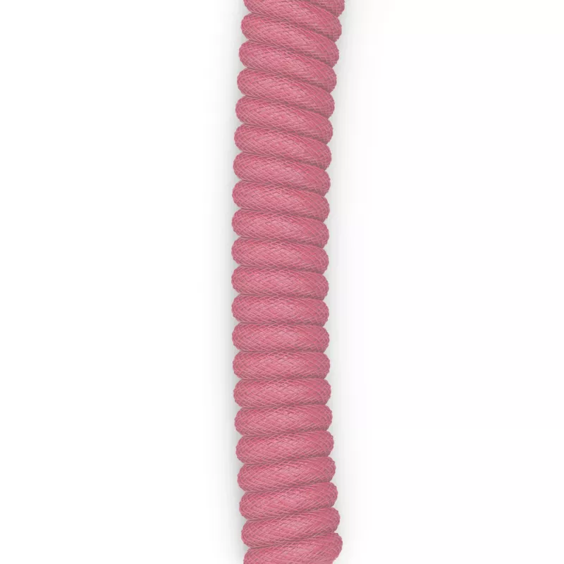 Satīta USB kabeļa GLORIOUS GMMK Pixel Pink 1.5m – noņemams satīts kabelis tastatūrām