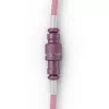 Satīta USB kabeļa GLORIOUS GMMK Pixel Pink 1.5m – noņemams satīts kabelis tastatūrām