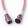 Satīta USB kabeļa GLORIOUS GMMK Pixel Pink 1.5m – noņemams satīts kabelis tastatūrām