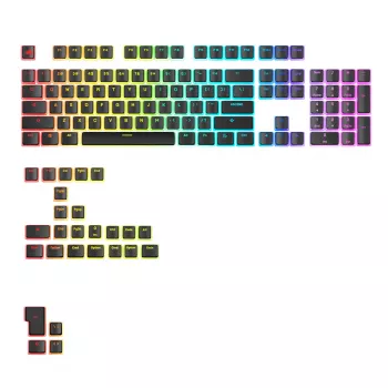 GLORIOUS GPBT Aura V3 Melns US RGB taustiņu vāciņu komplekts